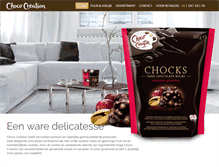 Tablet Screenshot of chococreation.com